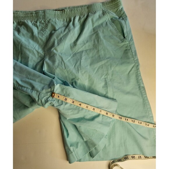 Jantzen 1980s turquoise Pleated Midi Skorts Vintage Size 3X - Picture 7 of 16